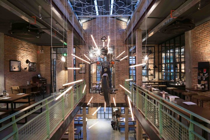 Industrial Brewery Pub In Saigon