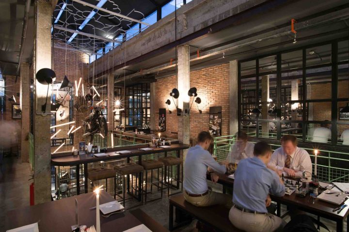 Industrial Brewery Pub In Saigon
