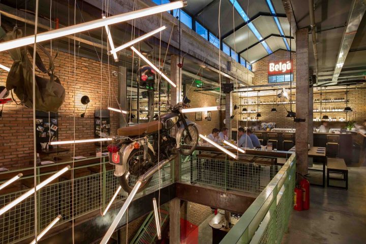 Industrial Brewery Pub In Saigon