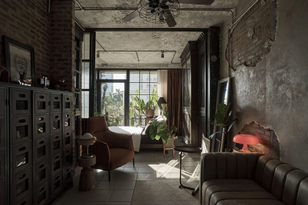 các phong cách thiết kế nối thất chung cư vintage hoài niệm