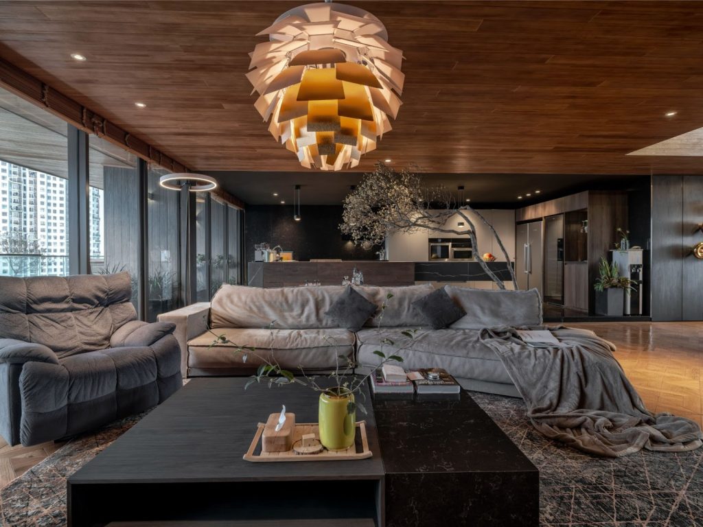 các phong cách thiết kế nối thất chung cư rustic bền vững