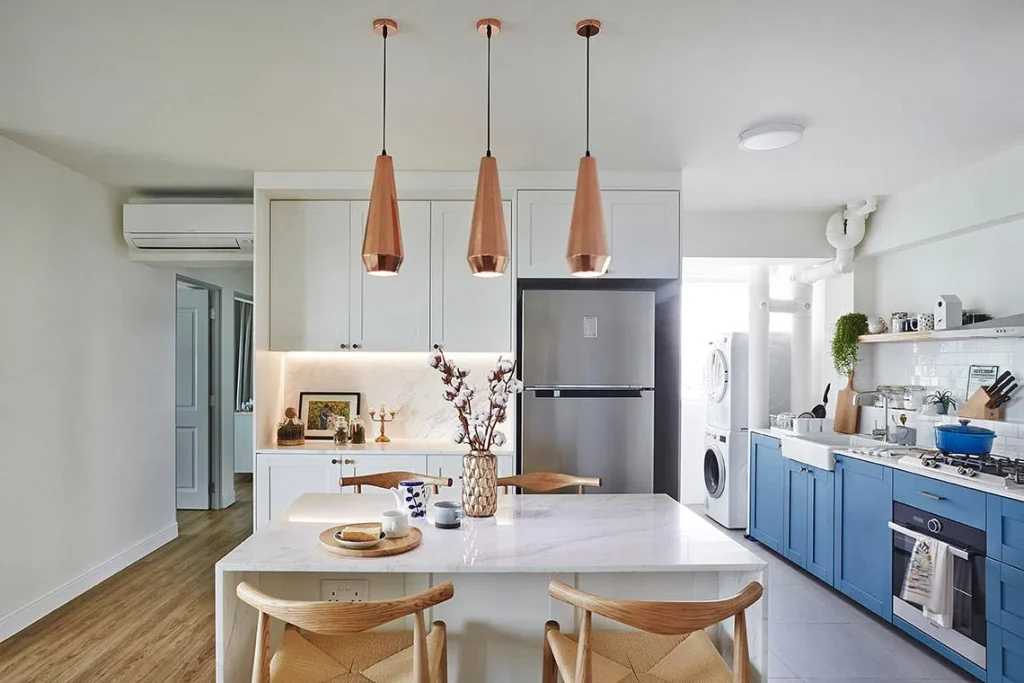 Thiết kế nội thất phòng bếp cho nhà cấp 4