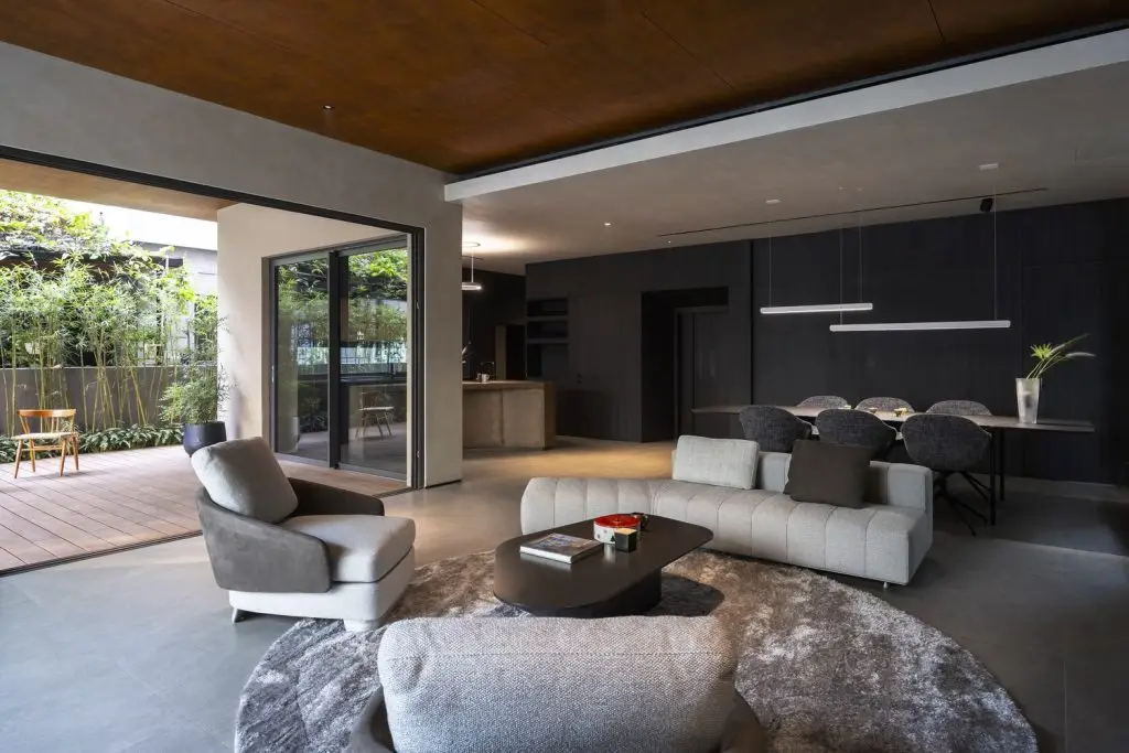 thiết kế nội thất phong cách Nhật cho phòng khách