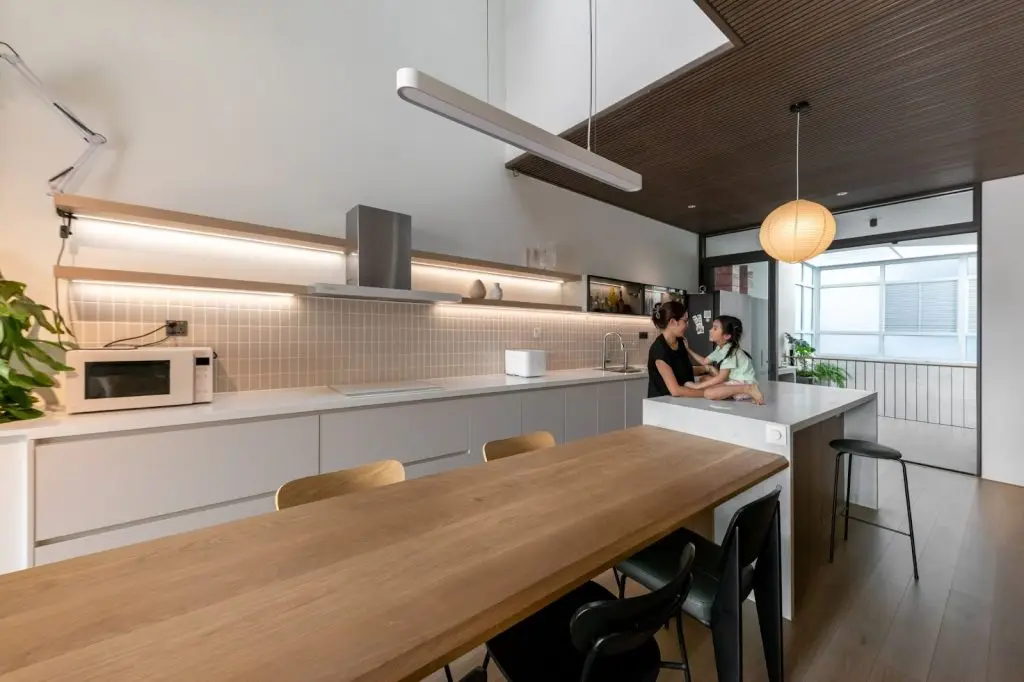 nội thất phong cách Nhật Phòng bếp khoa học