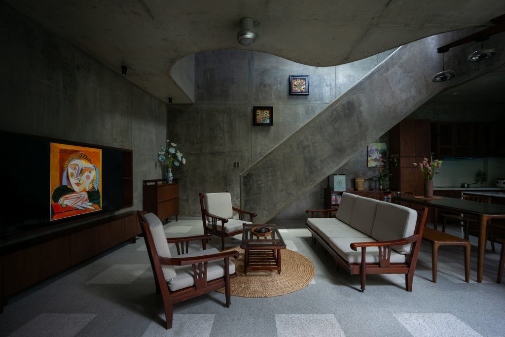 nội thất phong cách wabi sabi mộc mạc kết hợp vẻ đẹp thời gian