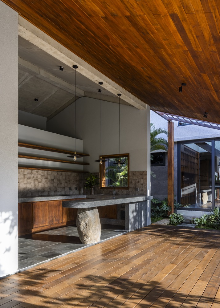 nội thất phong cách wabi sabi cho nhà bếp