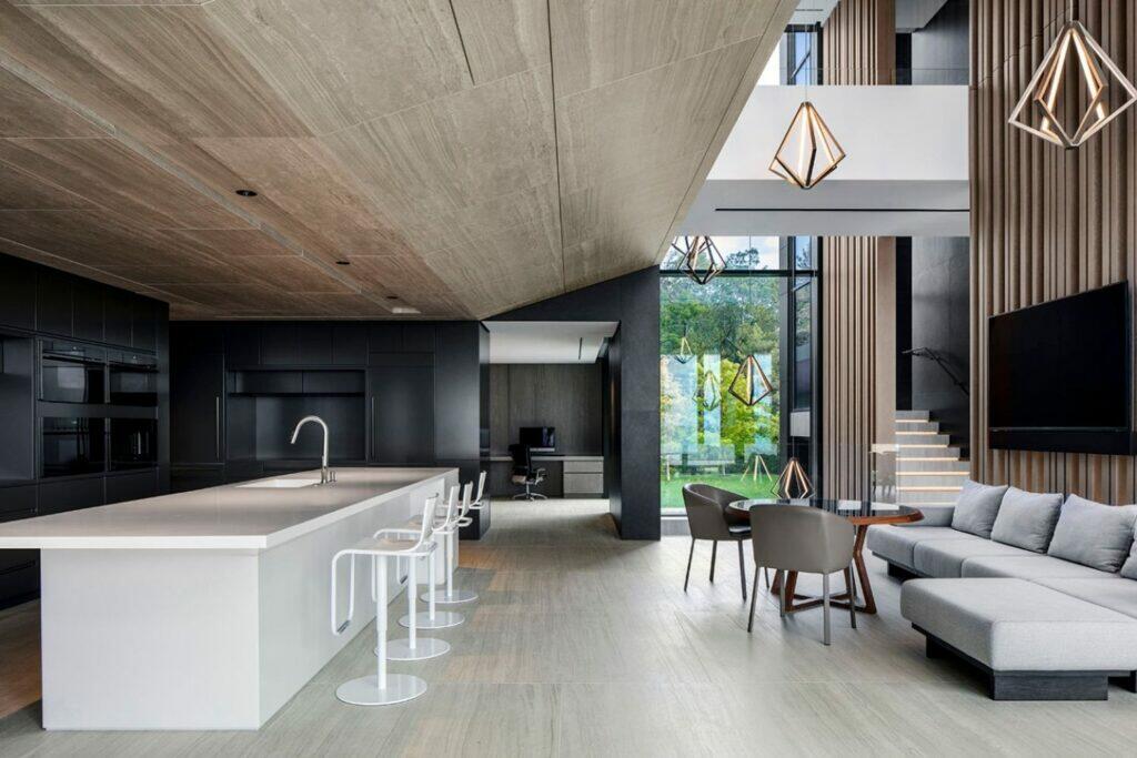 Mẫu phong cách Minimalism có bố cục mở
