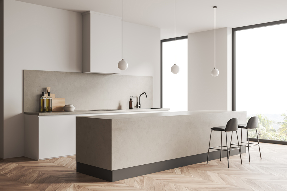 Mẫu phong cách Minimalism sử dụng nhiều mặt phẳng lớn