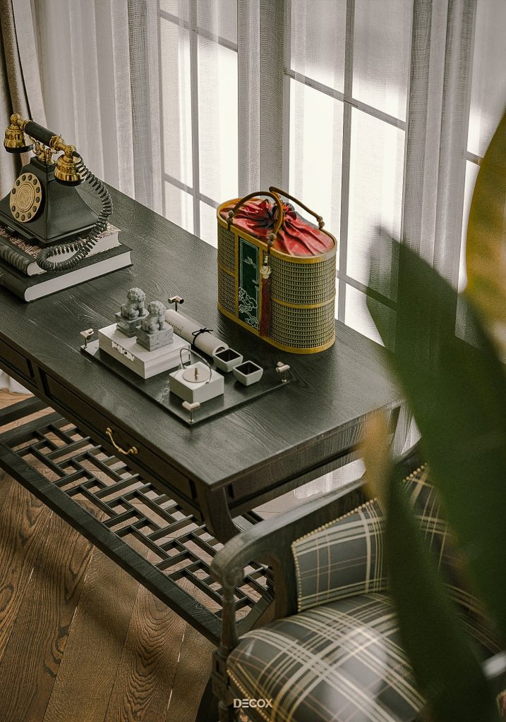 phong cách nội thất vintage sử dụng đồ trang trí cổ xưa