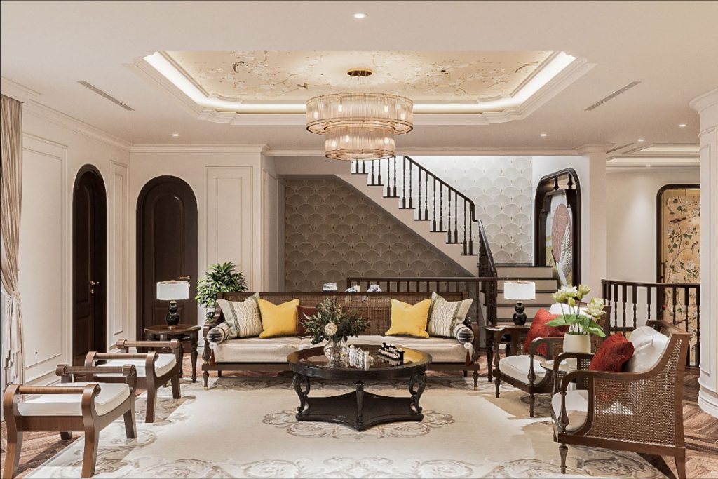 Phong cách thiết kế nội thất Đông Dương truyền thống