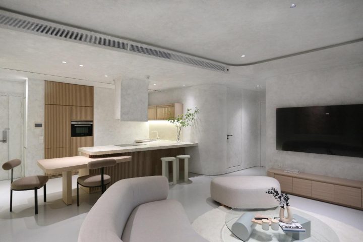 Sunwah Apartment: Căn hộ đề cao cuộc sống tối giản, chạm đến sự chậm trôi của thời gian