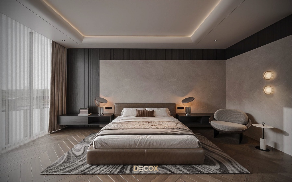 thiết kế nội thất chung cư 1 phòng ngủ màu sắc phù hợp
