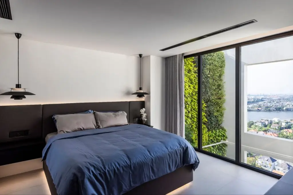 thiết kế nội thất chung cư 100m2 cho phòng ngủ riêng tư