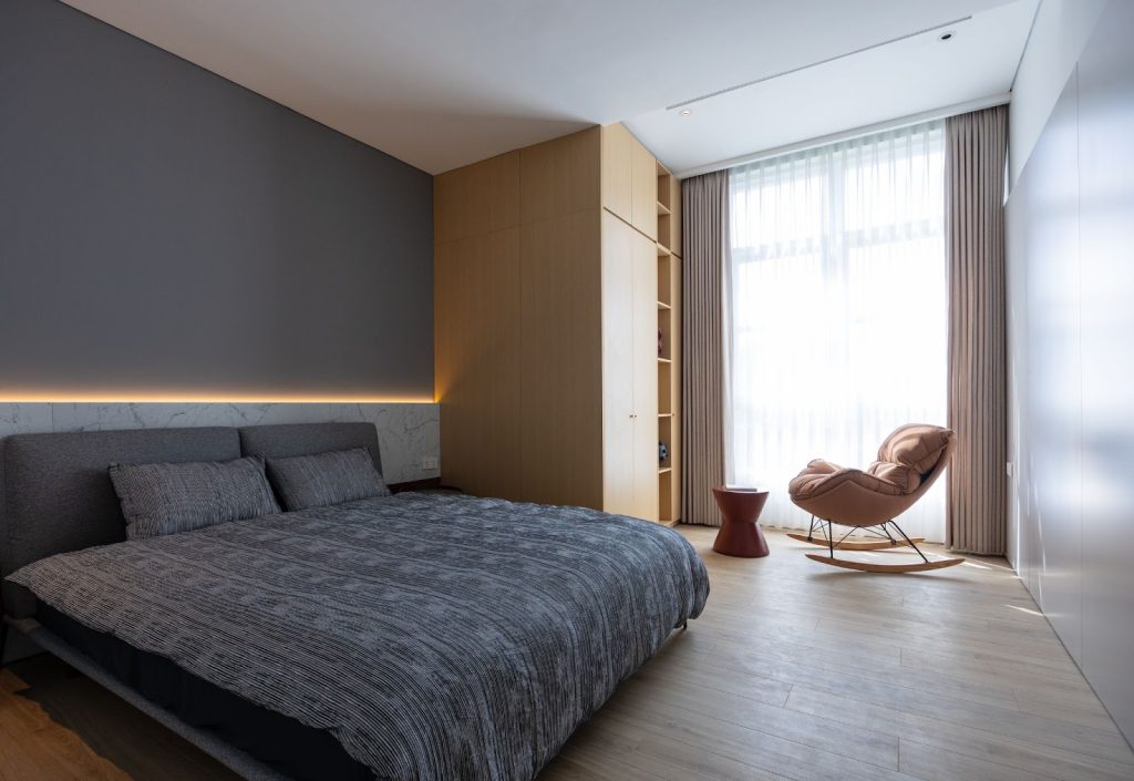 thiết kế nội thất chung cư 2 phòng ngủ có người già