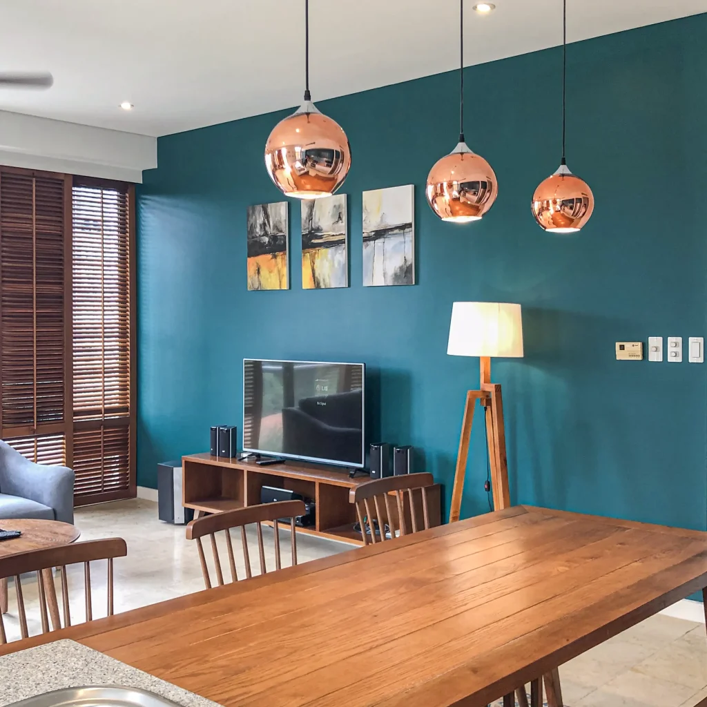 thiết kế nội thất chung cư 70m2 phong cách Wabi Sabi