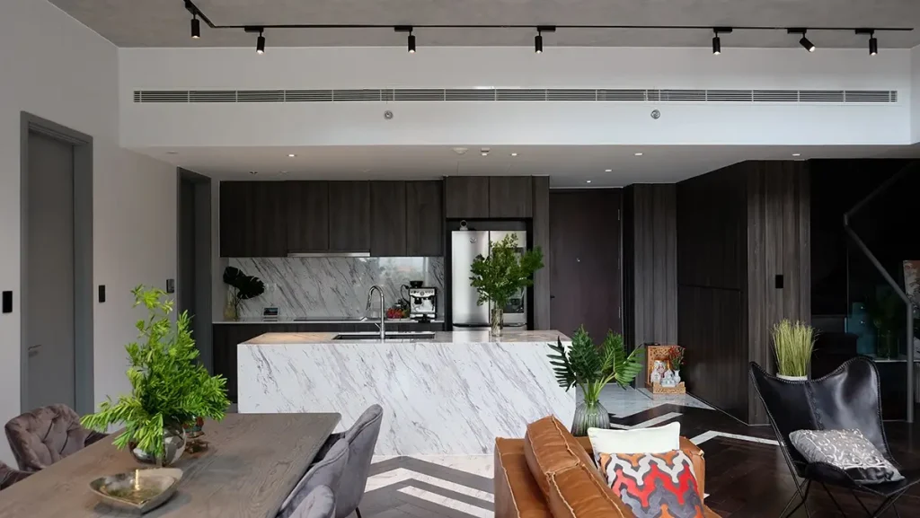 thiết kế nội thất chung cư 70m2 với 2 phòng ngủ