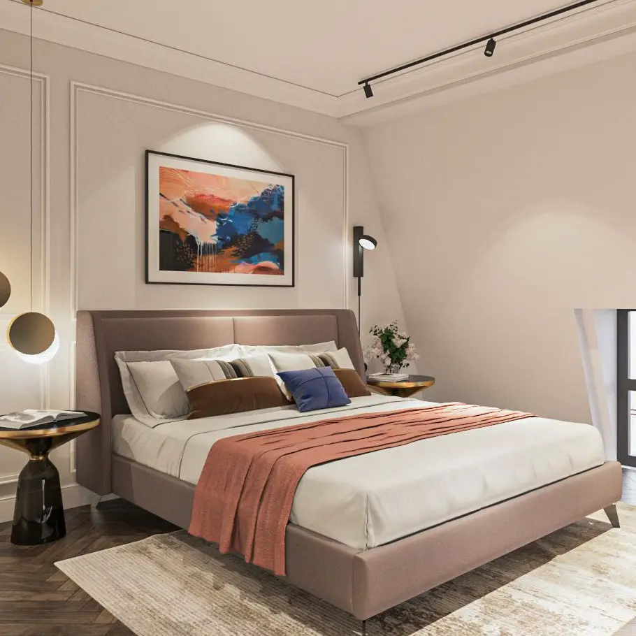 thiết kế nội thất chung cư 70m2 có 3 phòng ngủ ấm cúng