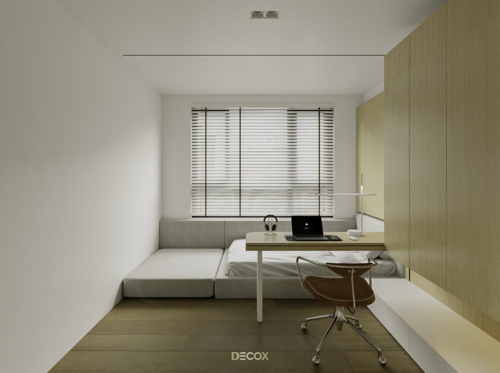 thiết kế nội thất chung cư 75m2 với đồ dùng đa năng