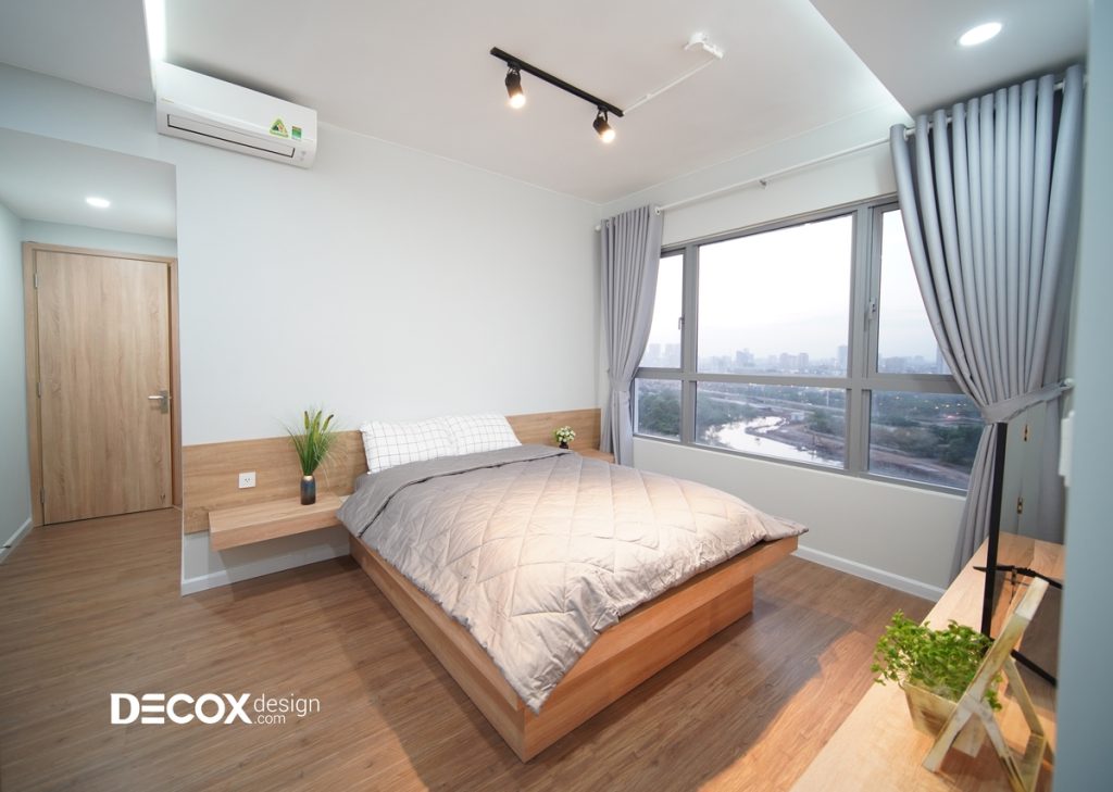 thiết kế nội thất chung cư 75m2 cho phòng ngủ phụ