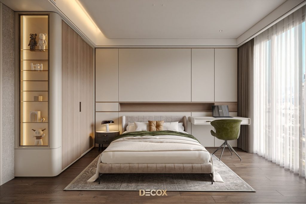 thiết kế nội thất chung cư 90m2 đầy đủ tiện nghi