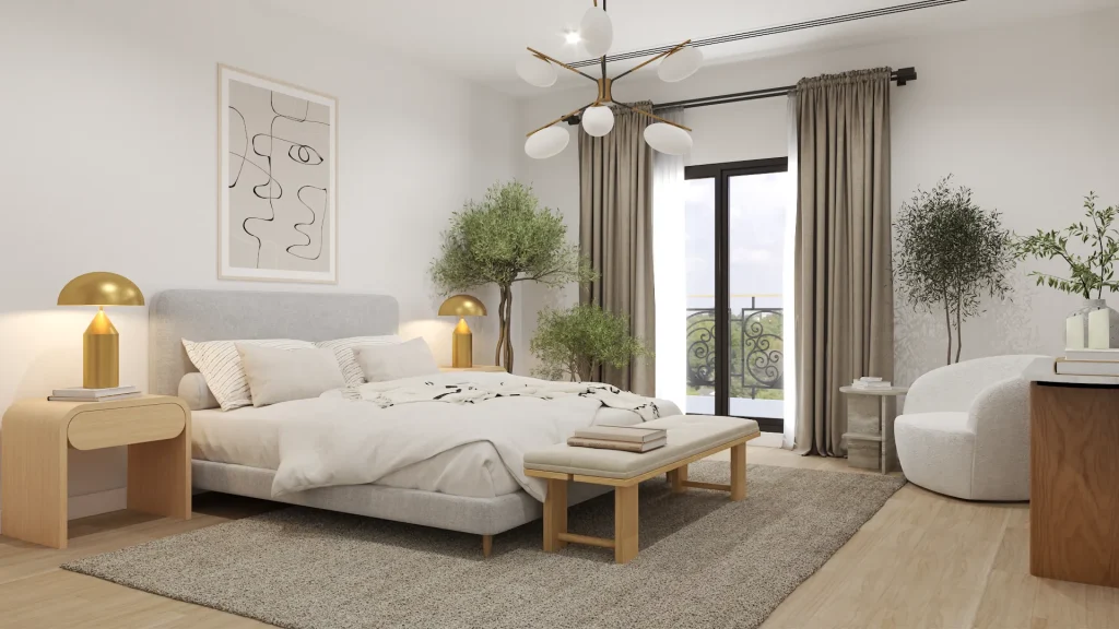 Thiết kế nội thất phòng ngủ hiện đại