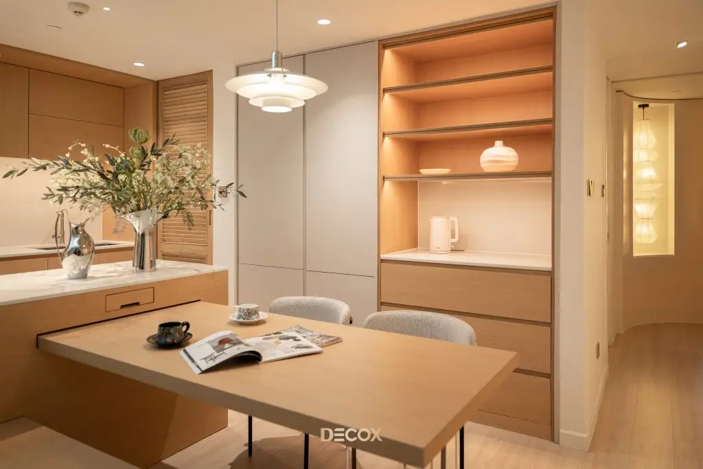 thiết kế nội thất nhà liền kề với đồ dùng đa năng