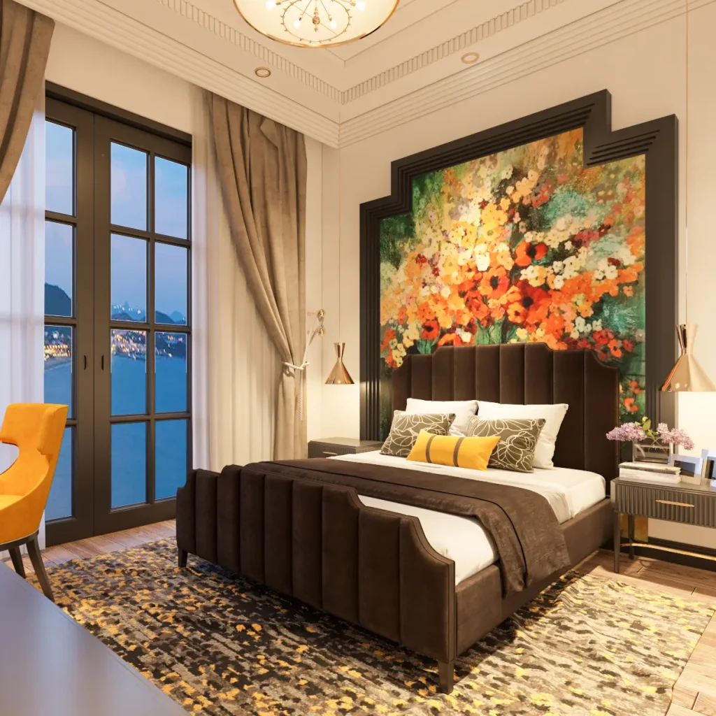 thiết kế nội thất nhà liền kề đồng bộ tổng thể