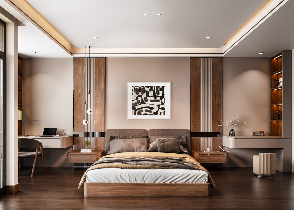 Thiết kế nội thất phòng ngủ tiết kiệm diện tích