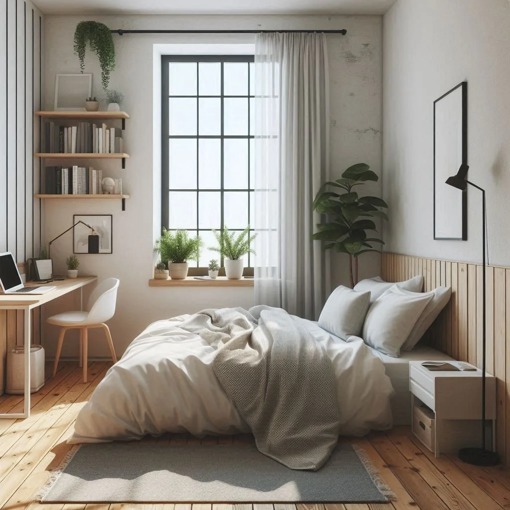 Mẫu thiết kế nội thất phòng ngủ 12m2