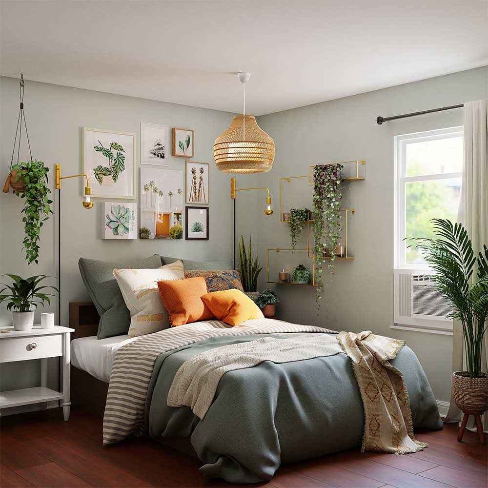 Mẫu thiết kế nội thất phòng ngủ 15m2