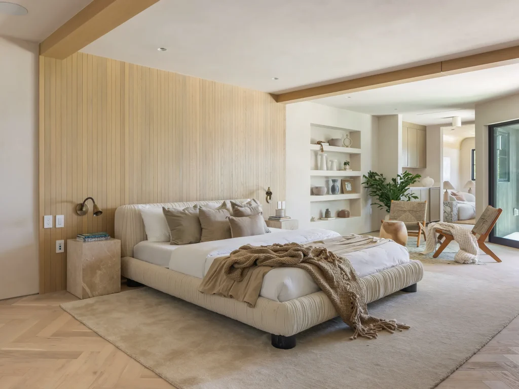 thiết kế nội thất phòng ngủ gọn gàng, tiện nghi