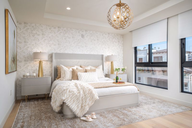thiết kế nội thất phòng ngủ tận dụng ánh sáng tự nhiên