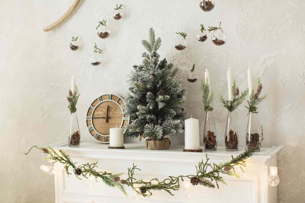 trang trí noel phong cách Rustic
