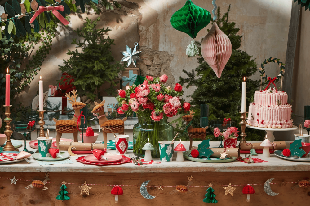 trang trí noel với Góc tiểu cảnh