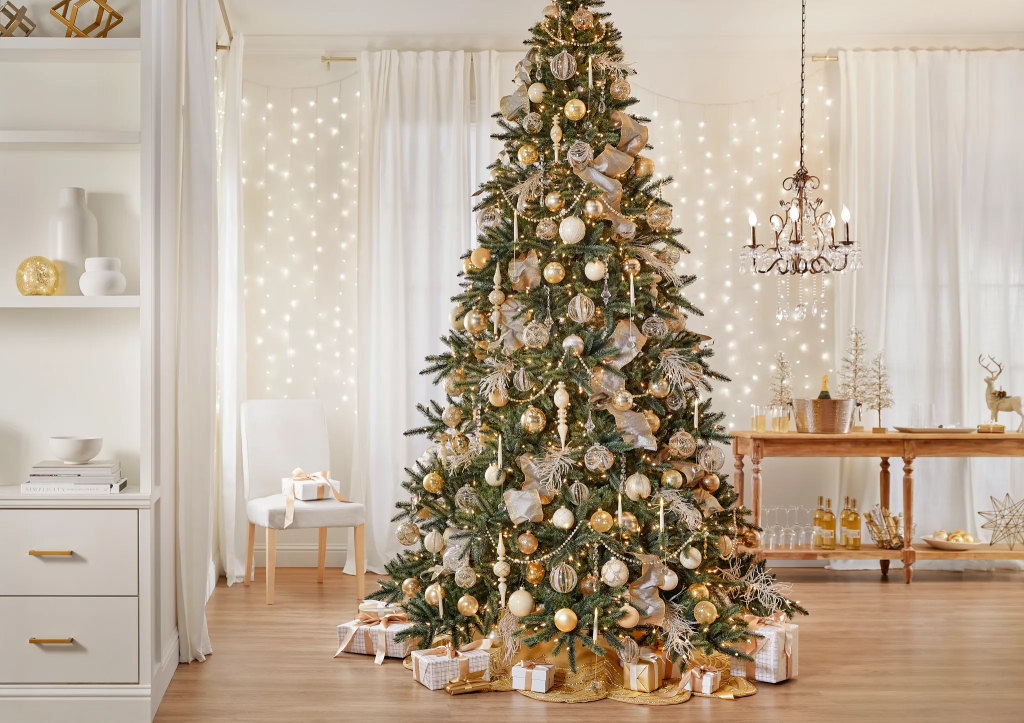 trang trí noel sang trọng
