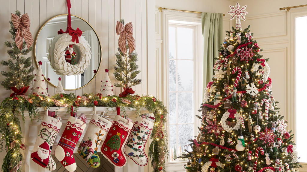 trang trí noel cổ điển