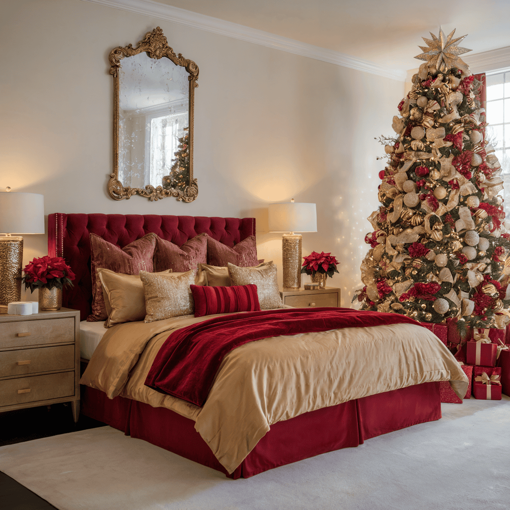 trang trí noel tại nhà tăng điểm nhấn cho phòng ngủ