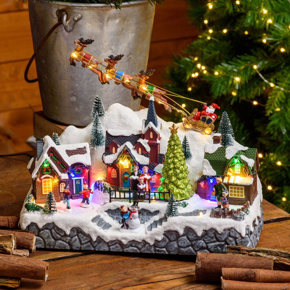 trang trí noel tại nhà bằng tiểu cảnh