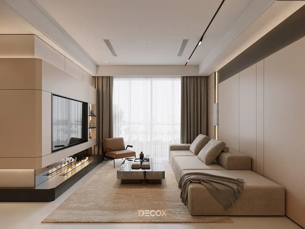 Mẫu báo giá thiết kế nội thất chung cư 2 phòng ngủ tối giản