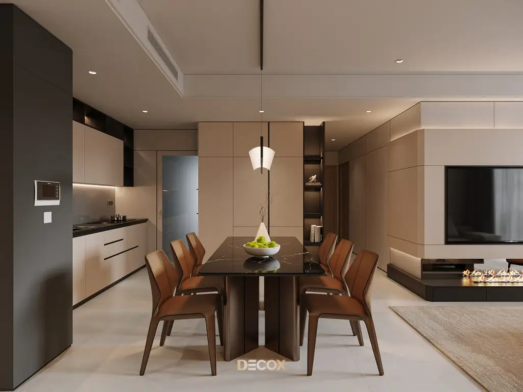 Mẫu báo giá thiết kế nội thất chung cư 2 phòng ngủ ấm cúng