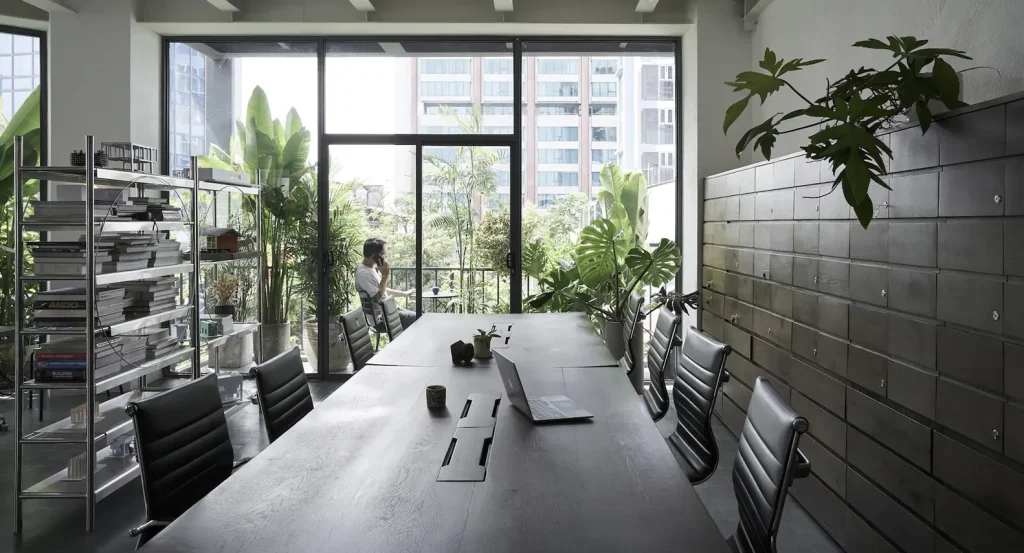 báo giá thiết kế nội thất văn phòng cho phòng họp hiện đại