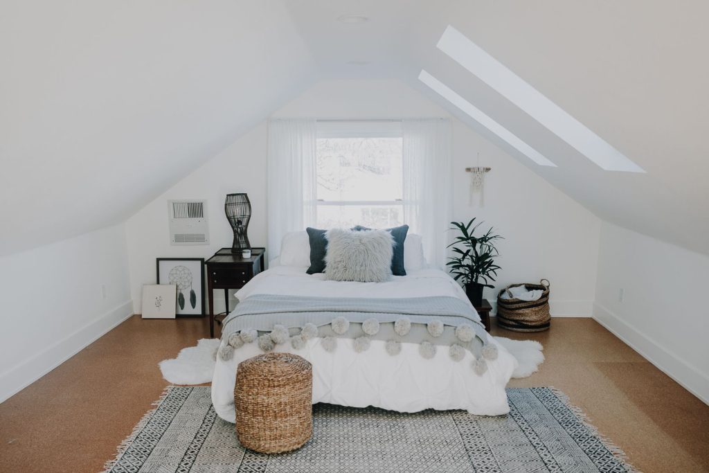 decor phong ngủ gác mái