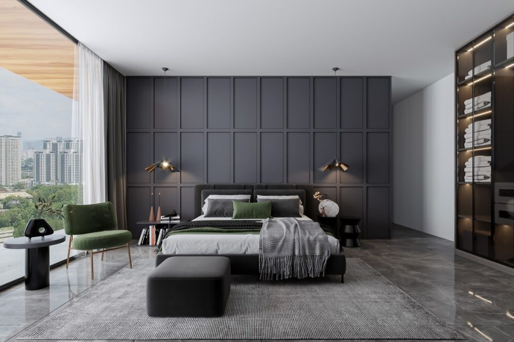 decor phong ngủ diện tích hơn 30m2