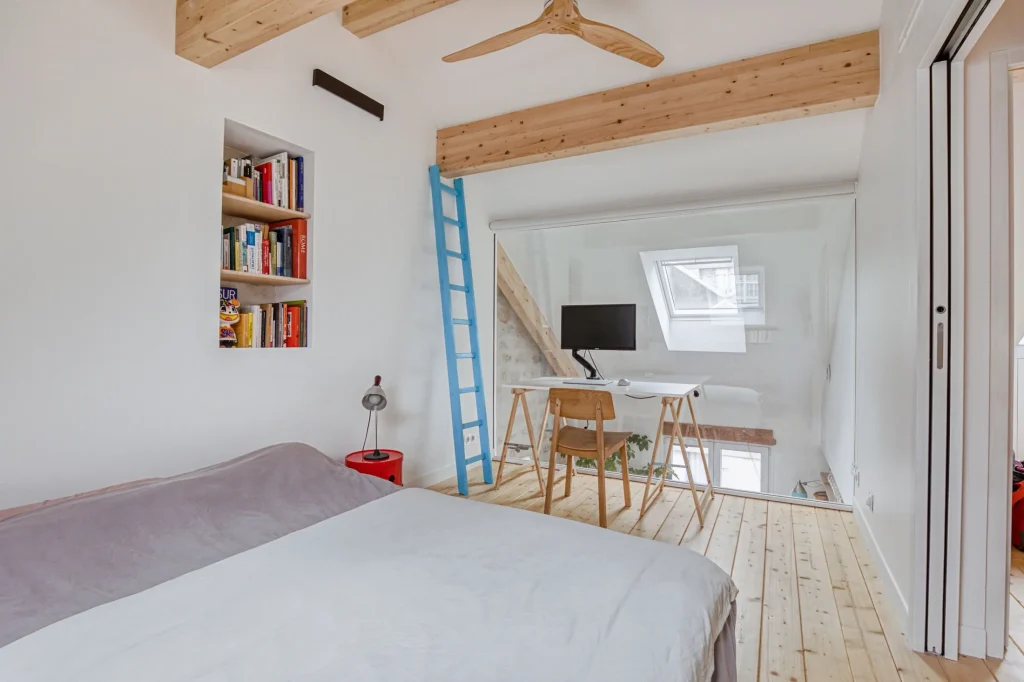 nhà gác lửng 3 phòng ngủ đẹp