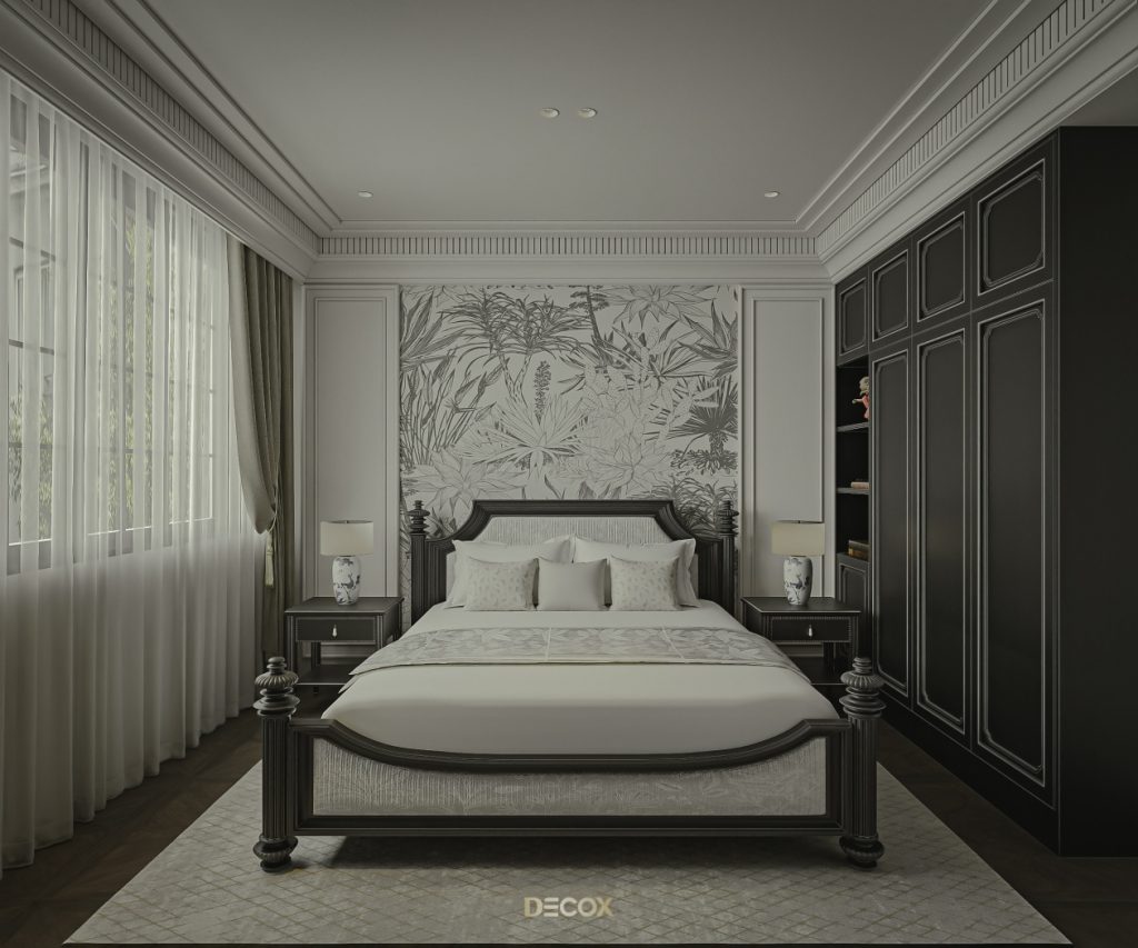 phòng ngủ đẹp cho nữ phong cách vintage