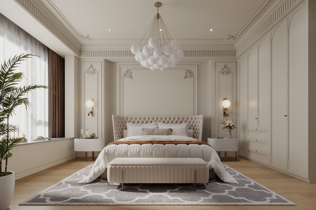 phong thuỷ phòng ngủ - không đặt đầu giường ngủ phía trên bếp nấu