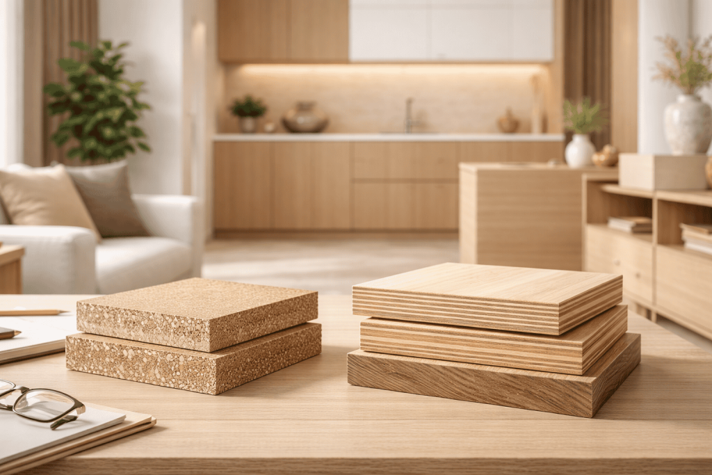 So sánh gỗ plywood và mdf