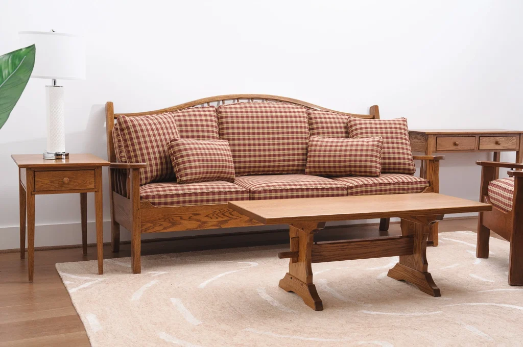 mẫu sofa gỗ sồi