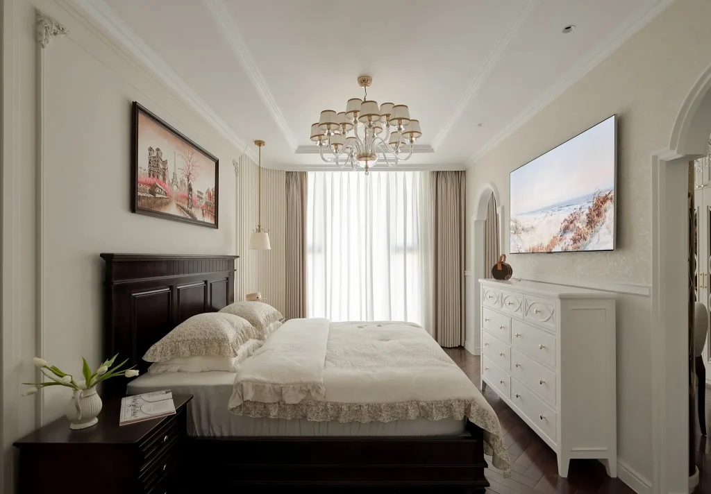 thi công nội thất gỗ óc chó - Tap đầu giường