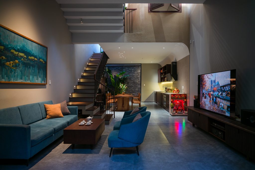 thi công nội thất nhà phố Uyên House 1